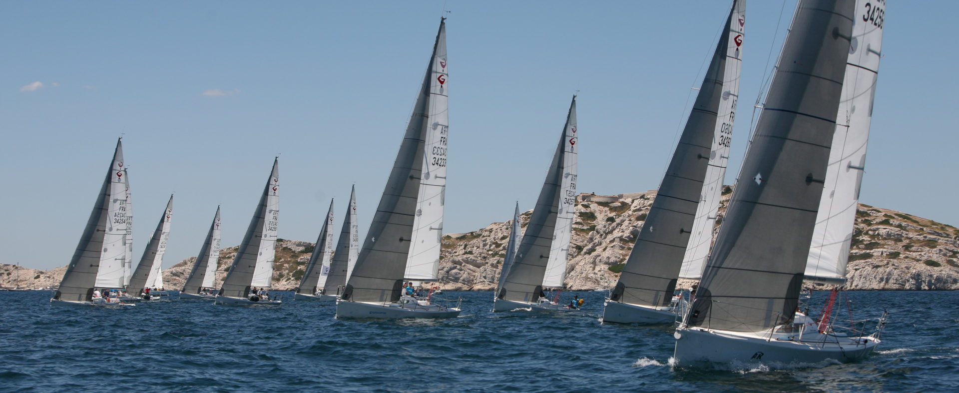 La flotte Team Winds en rade de Marseille