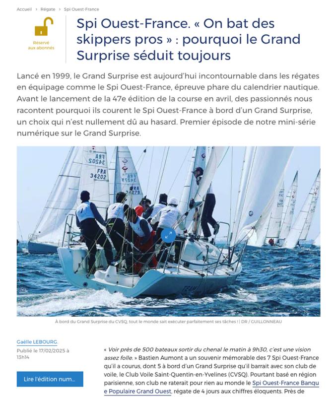 article Voile et Voilier